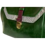 Atypická zelená kabelka 11-20287-green - detail zapínání